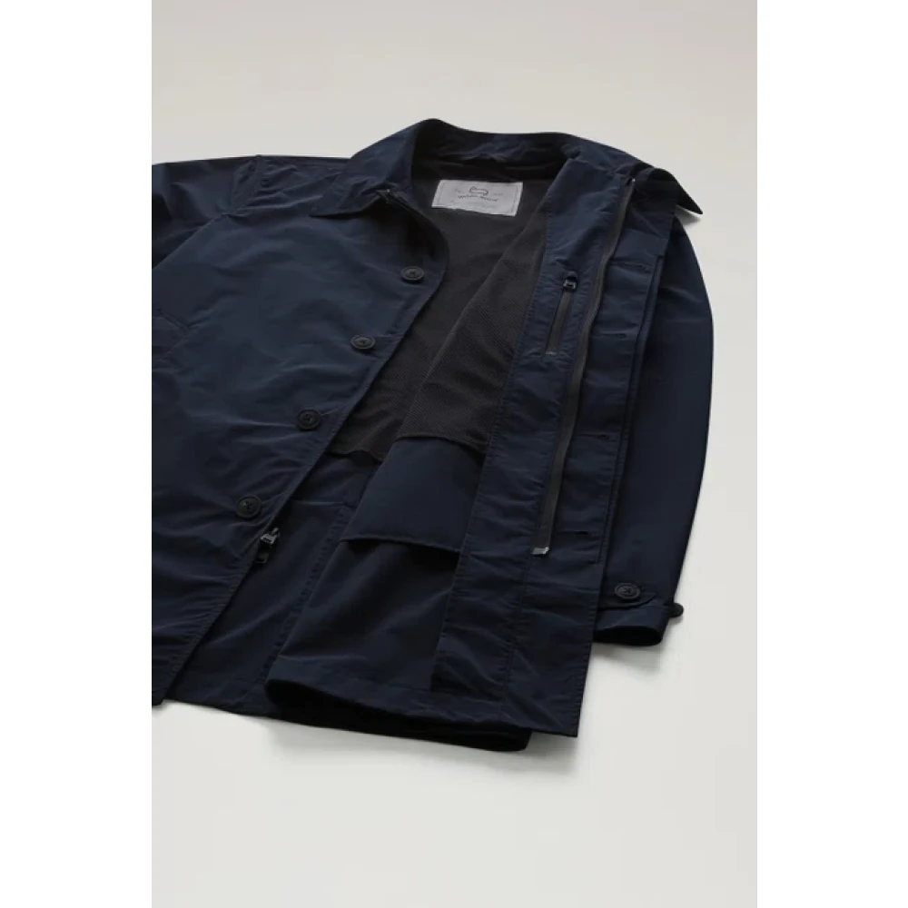 Woolrich Stad Urban Touch Jas Blauw Blue Heren