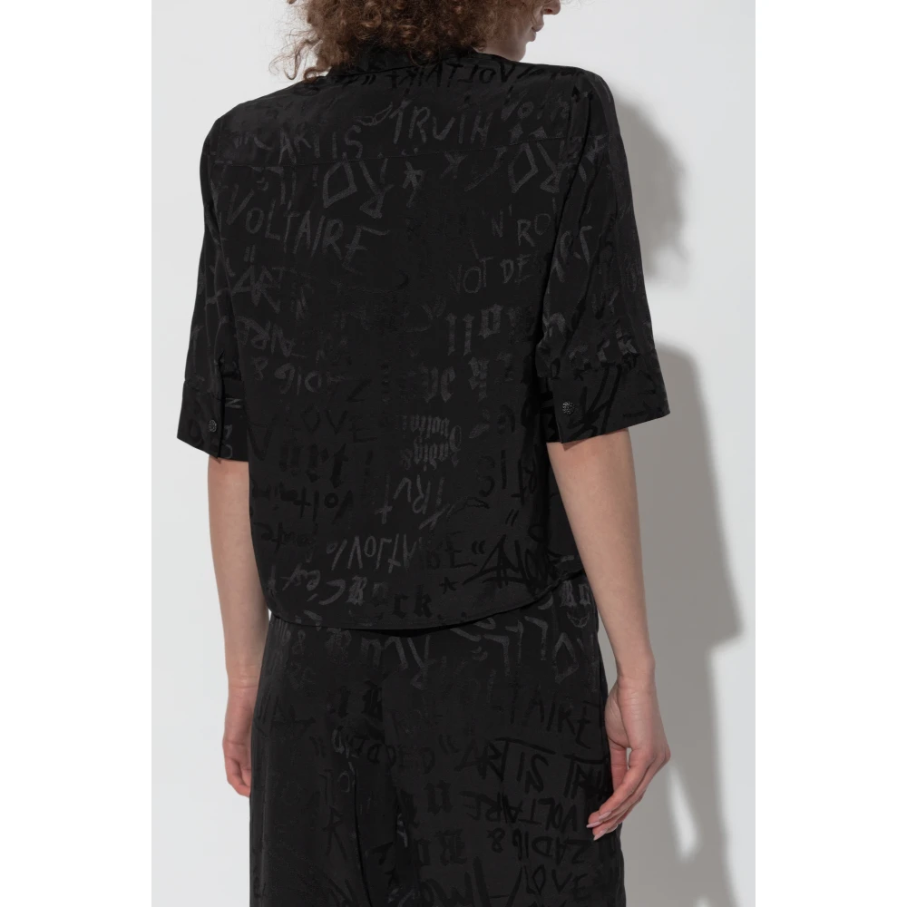 Zadig & Voltaire Shirt Telmos Black Dames