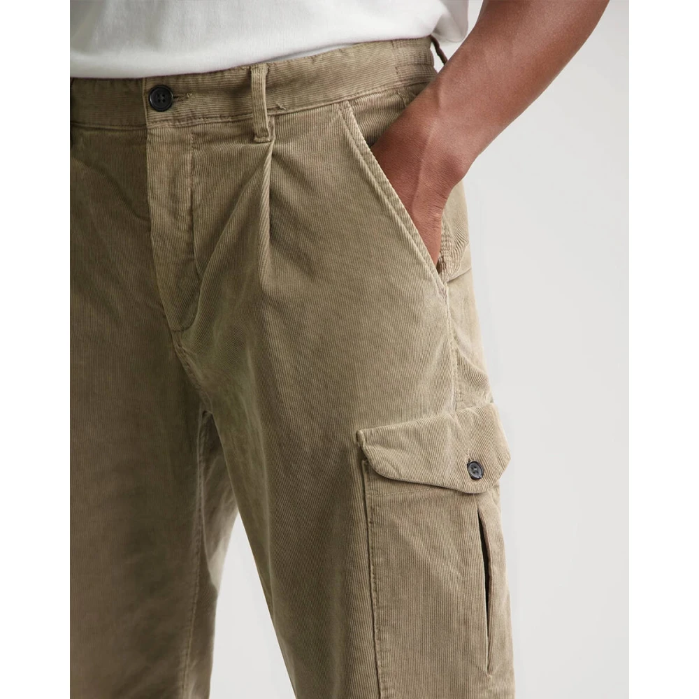 Dstrezzed Cargo Chino Broek Logan Stijl Beige Heren