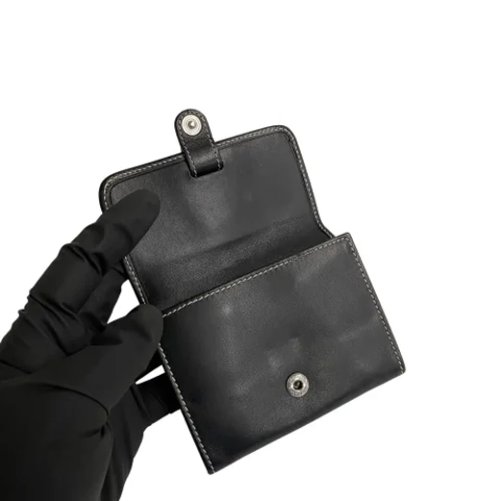Salvatore Ferragamo Pre-owned Leather wallets Black Dames