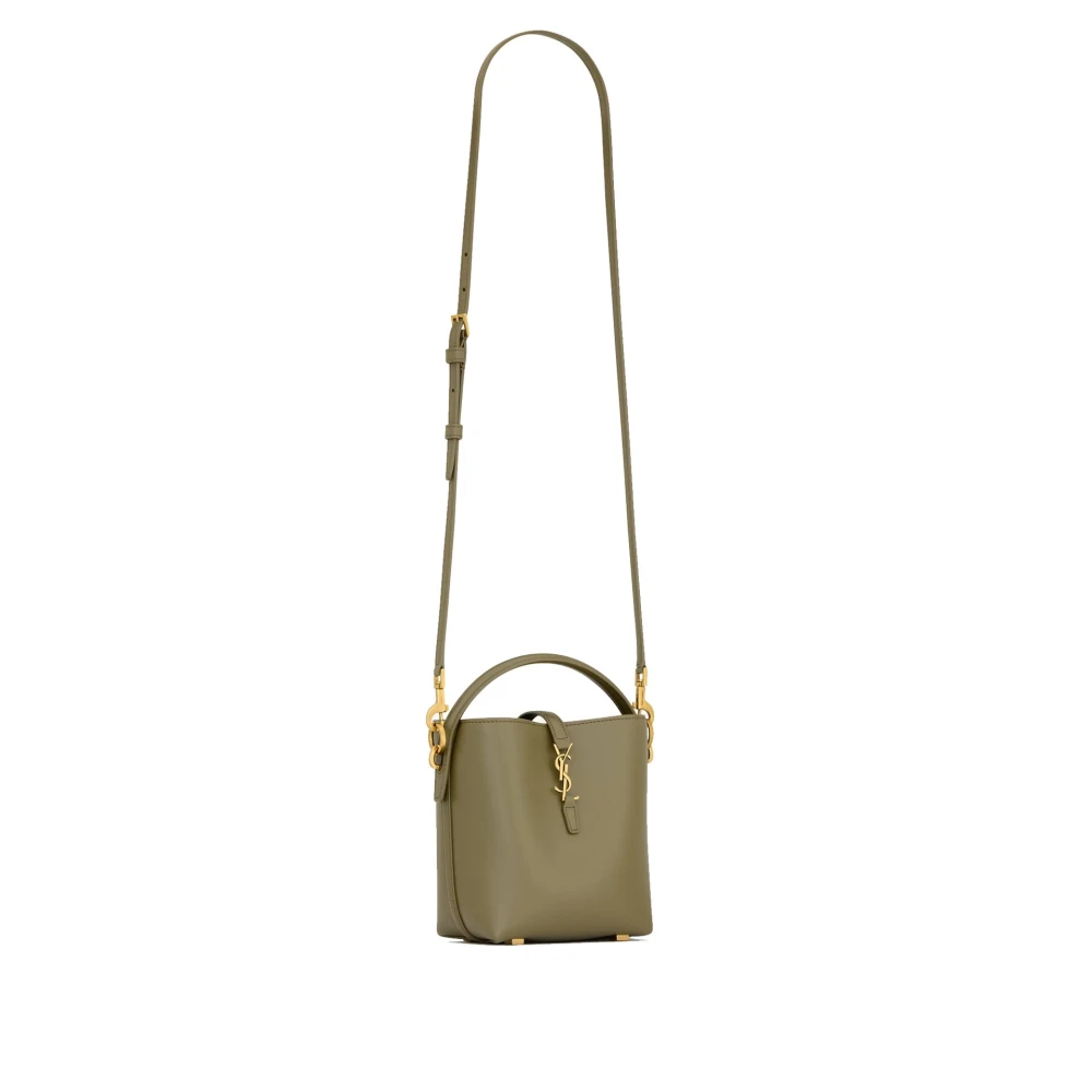 Saint Laurent Mini Schoudertas met Cassandre Sluiting Green Dames