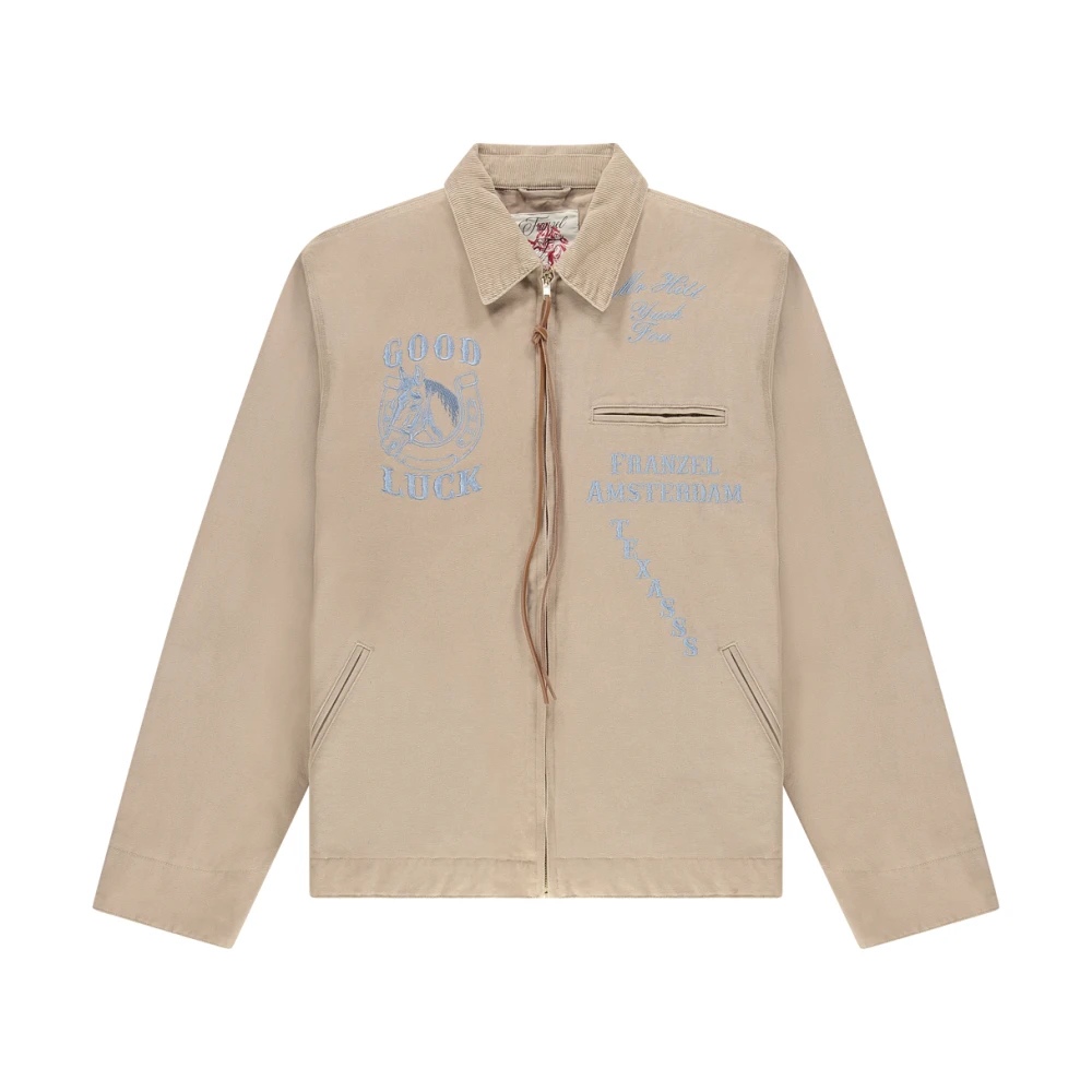 In Gold We Trust Stijlvolle Cowboy Jas Beige Heren