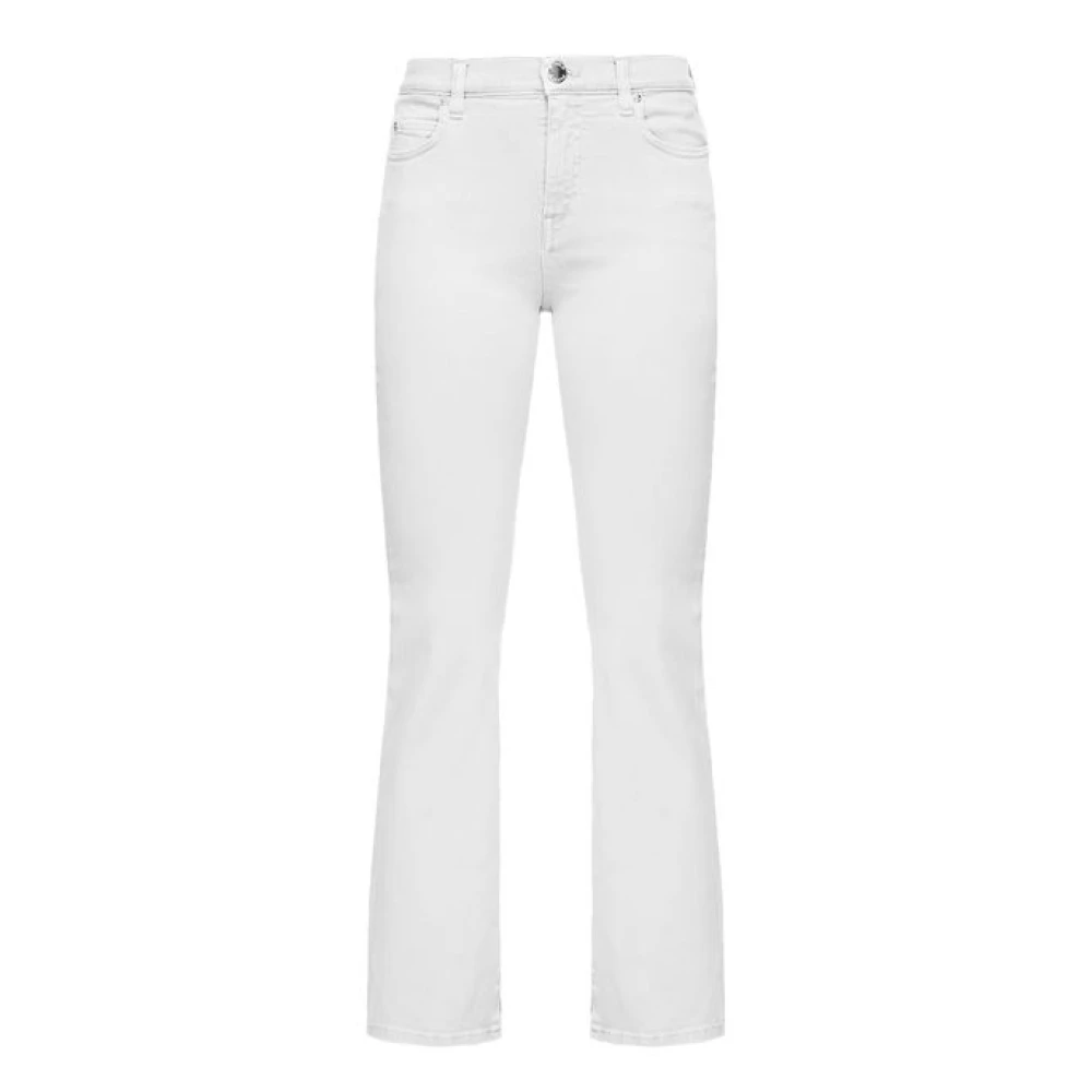 Pinko Flared Jeans White Dames