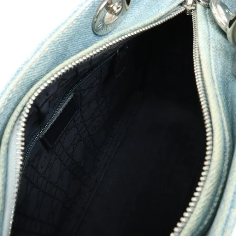 Dior Vintage Pre-owned Denim dior-bags Blue Dames