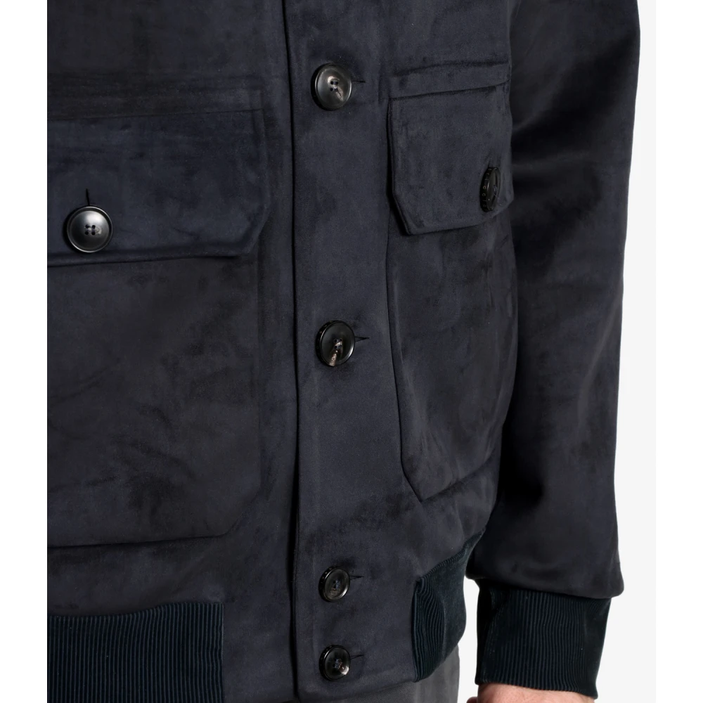 RRD Zwart Blauw Eco Suède Jas Blue Heren