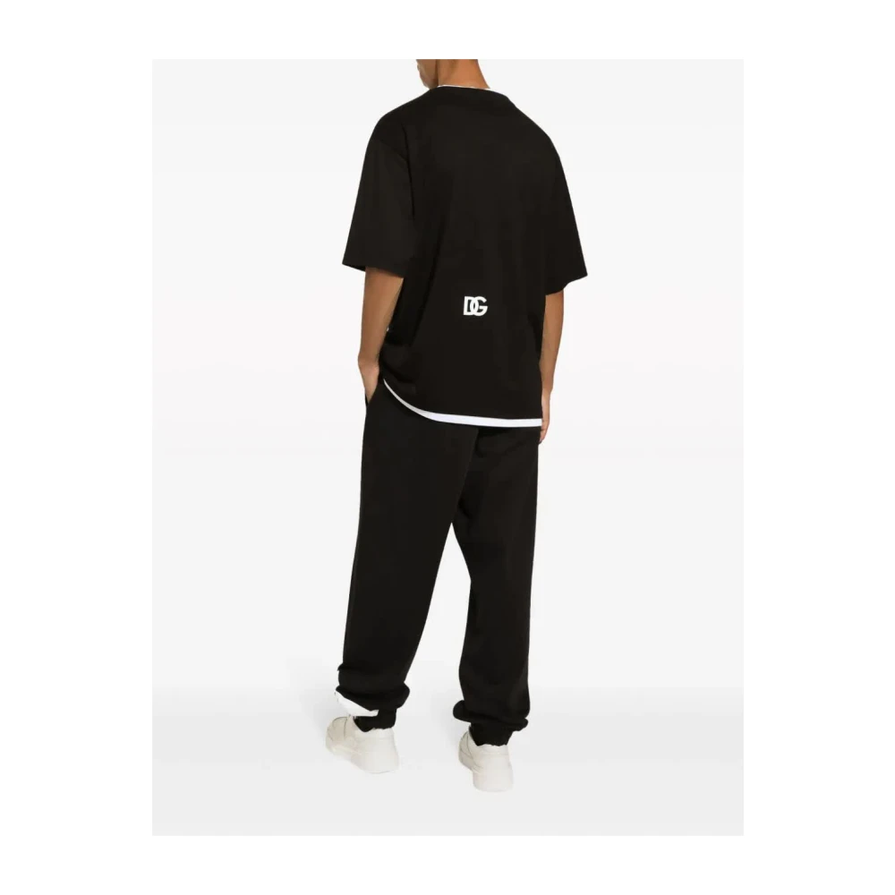 Dolce & Gabbana Nero T-shirt voor mannen Black Heren