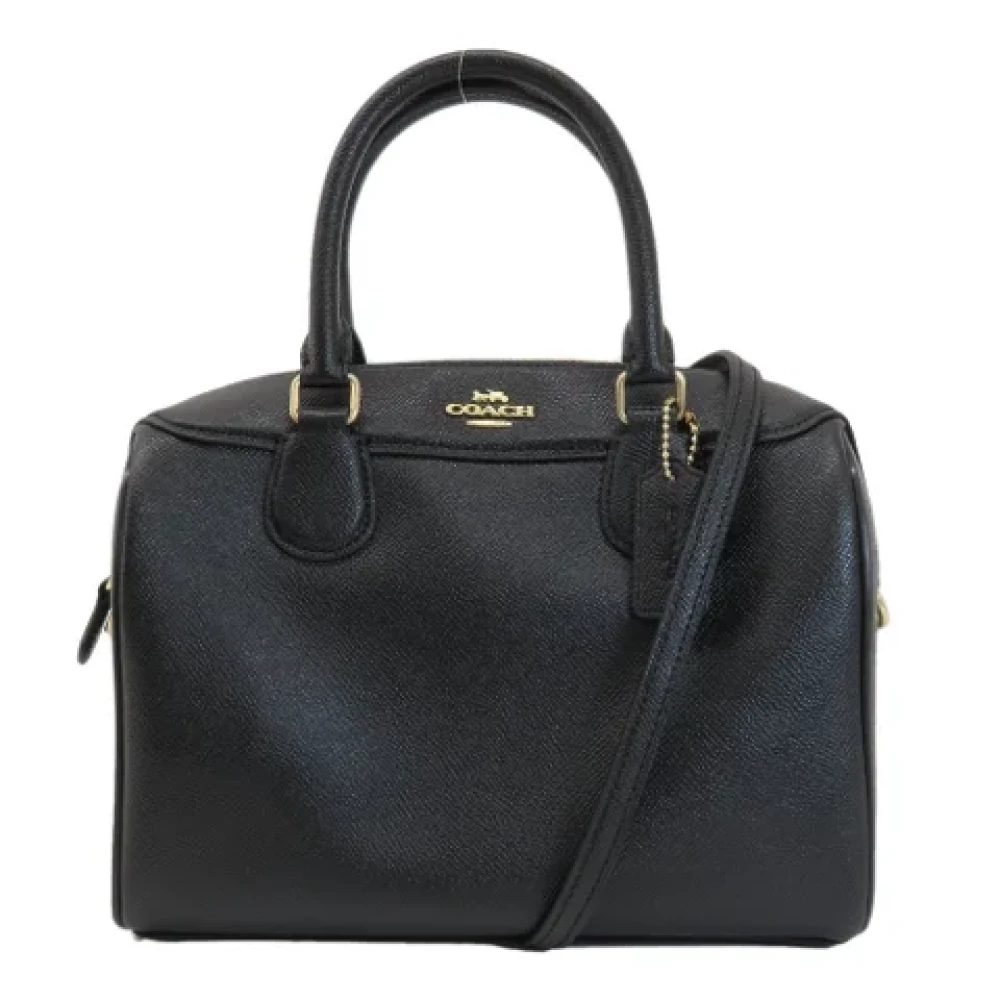 Coach Pre-owned Fabric handbags Black Dames