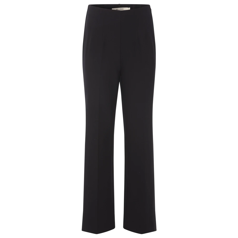 RUE de Femme Stijlvolle Zwarte Olana Wijde Broek Black Dames