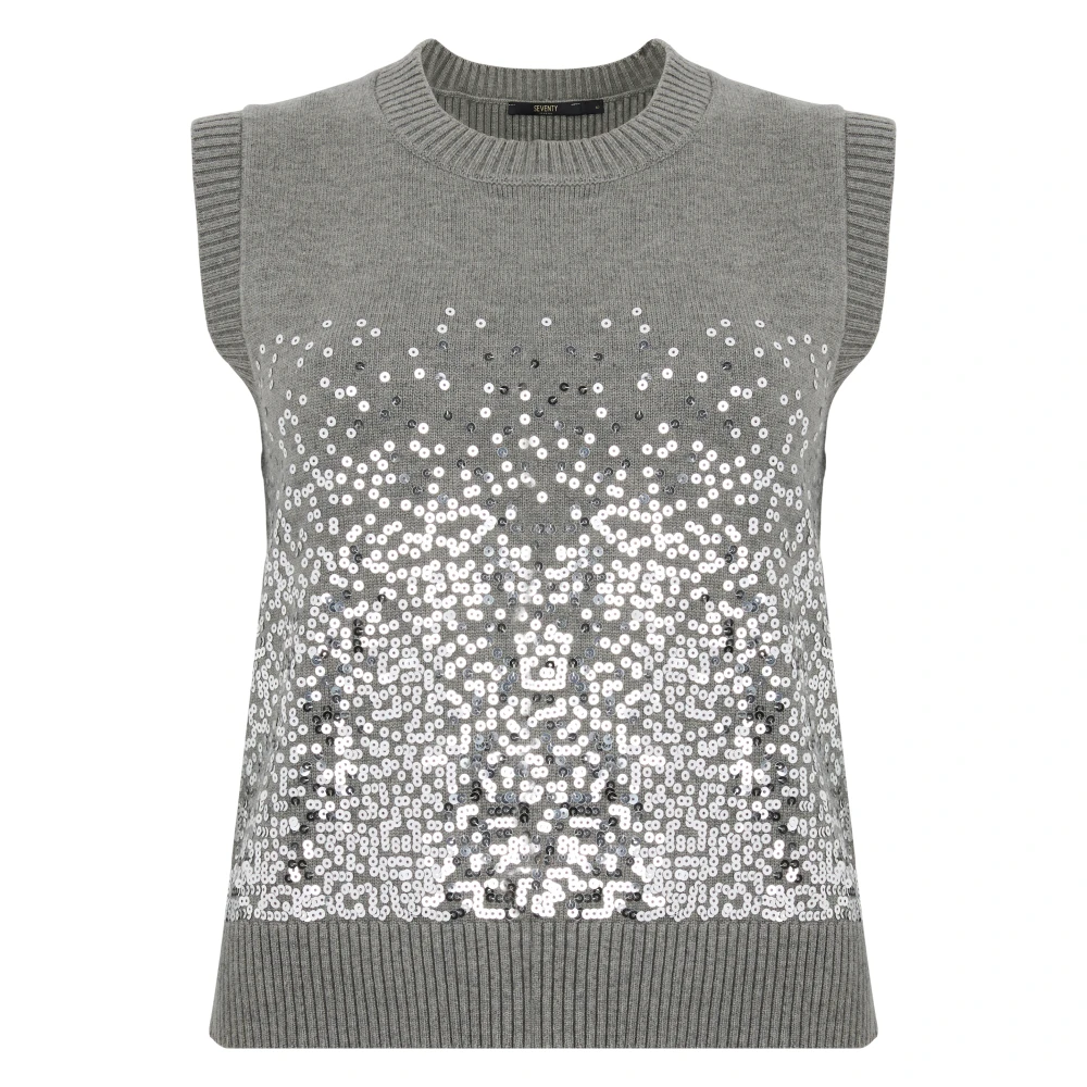 Seventy Stijlvolle Grijze Sweaters Collectie Gray Dames