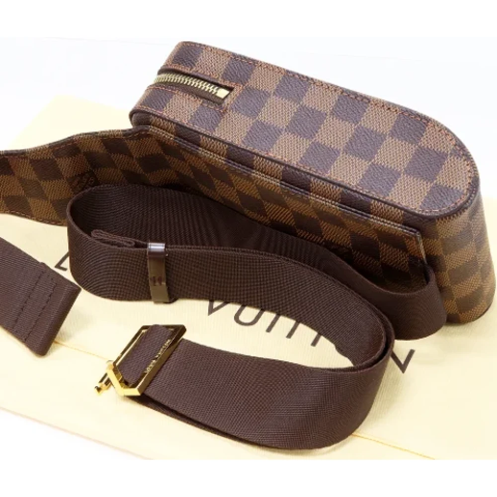 Louis Vuitton Vintage Pre-owned Canvas shoulder-bags Brown Heren