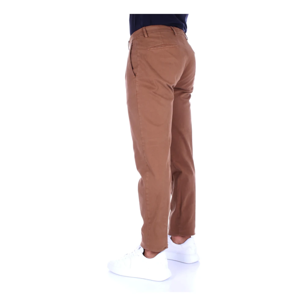 Briglia Bruine Broek met Rits en Knoop Brown Heren