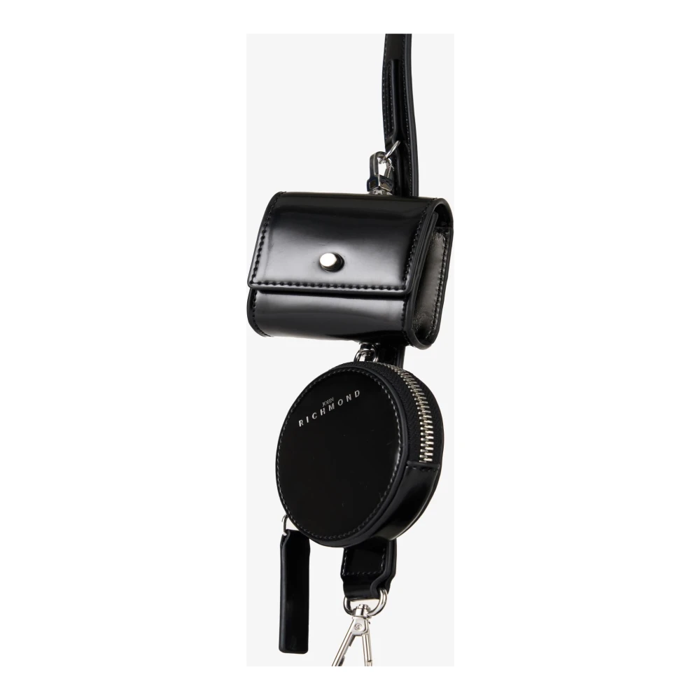 John Richmond Multipochette met logo Black Dames