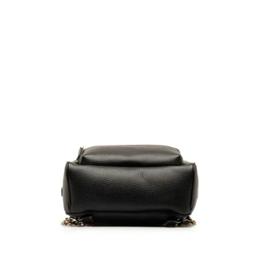 Gucci Vintage Pre-owned Leather backpacks Black Dames