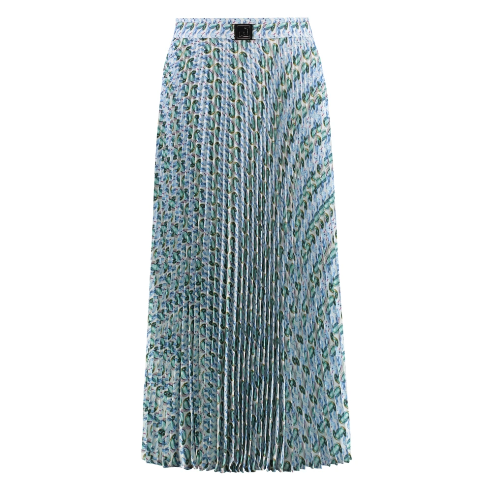 TORY BURCH Geplooide Midi Rok met Multicolor Print Multicolor Dames