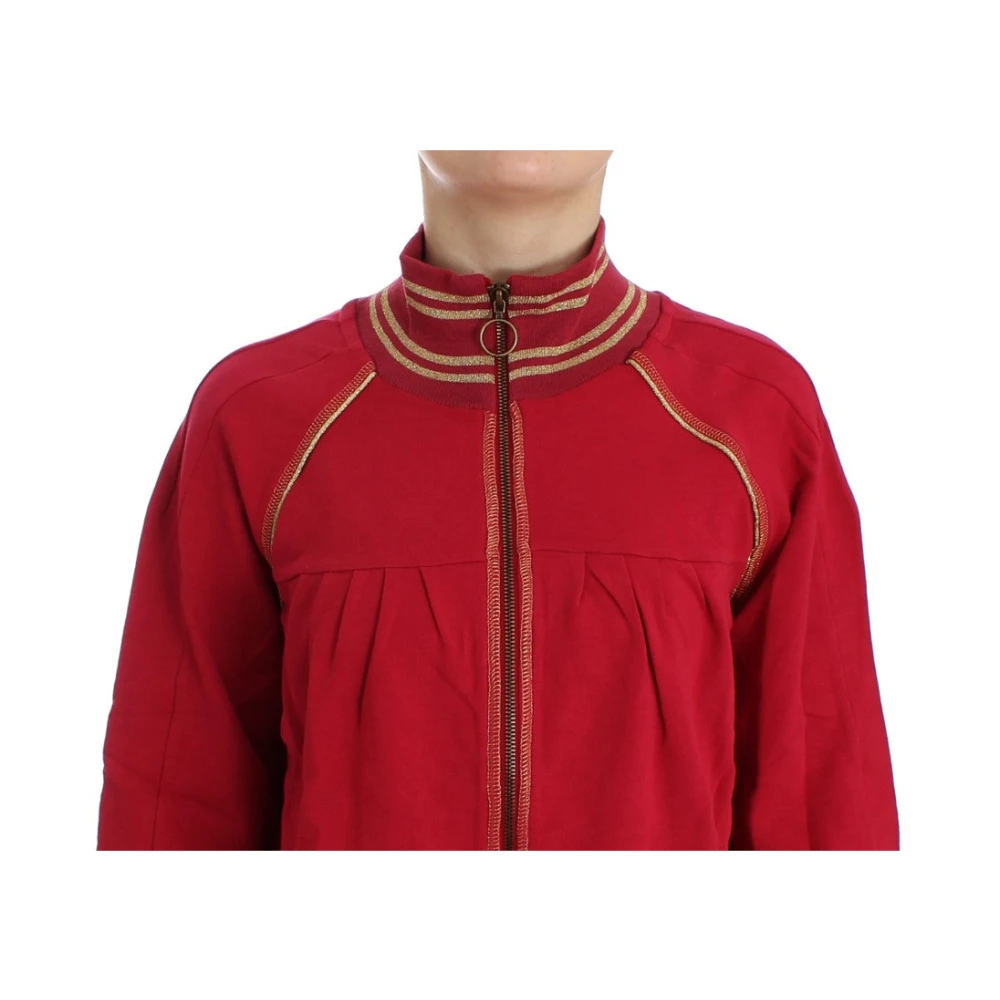 John Galliano Elegante roze ritsvest met logodetails Pink Dames