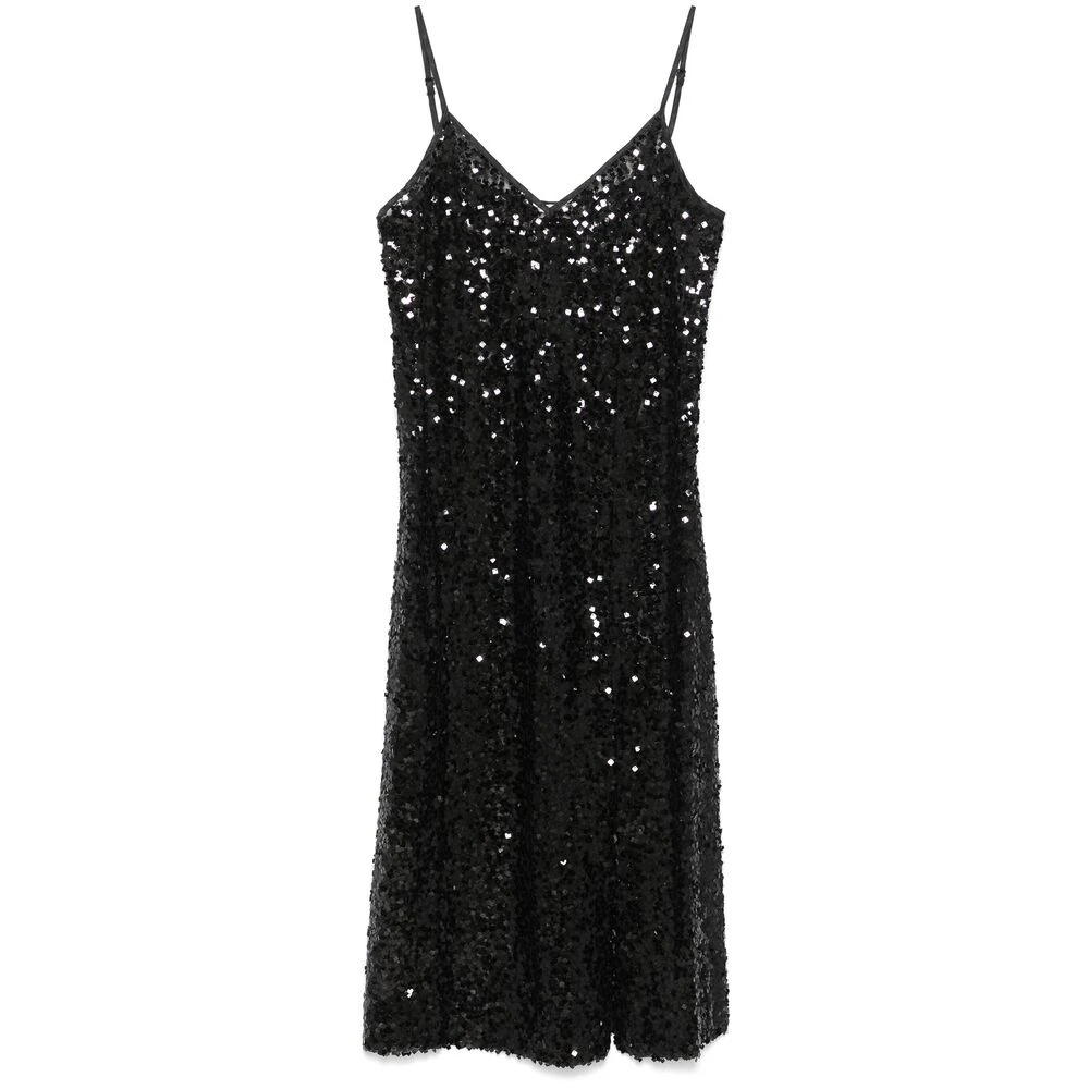 BAUM UND PFERDGARTEN Zwarte Upcycled Jurk Mode Black Dames