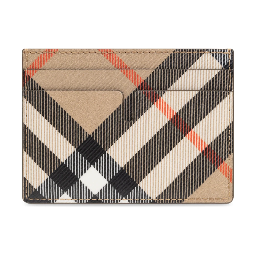 Burberry Beige Portemonnee met Kaartsleuven Beige Dames