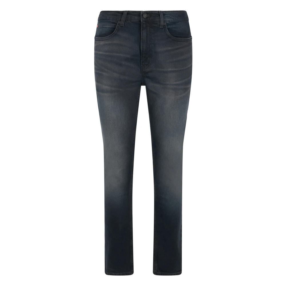 Hugo Men's Blue 734 Extra-Slim-Fit Jeans - Slim Fit Jeans - W31 - Jeans