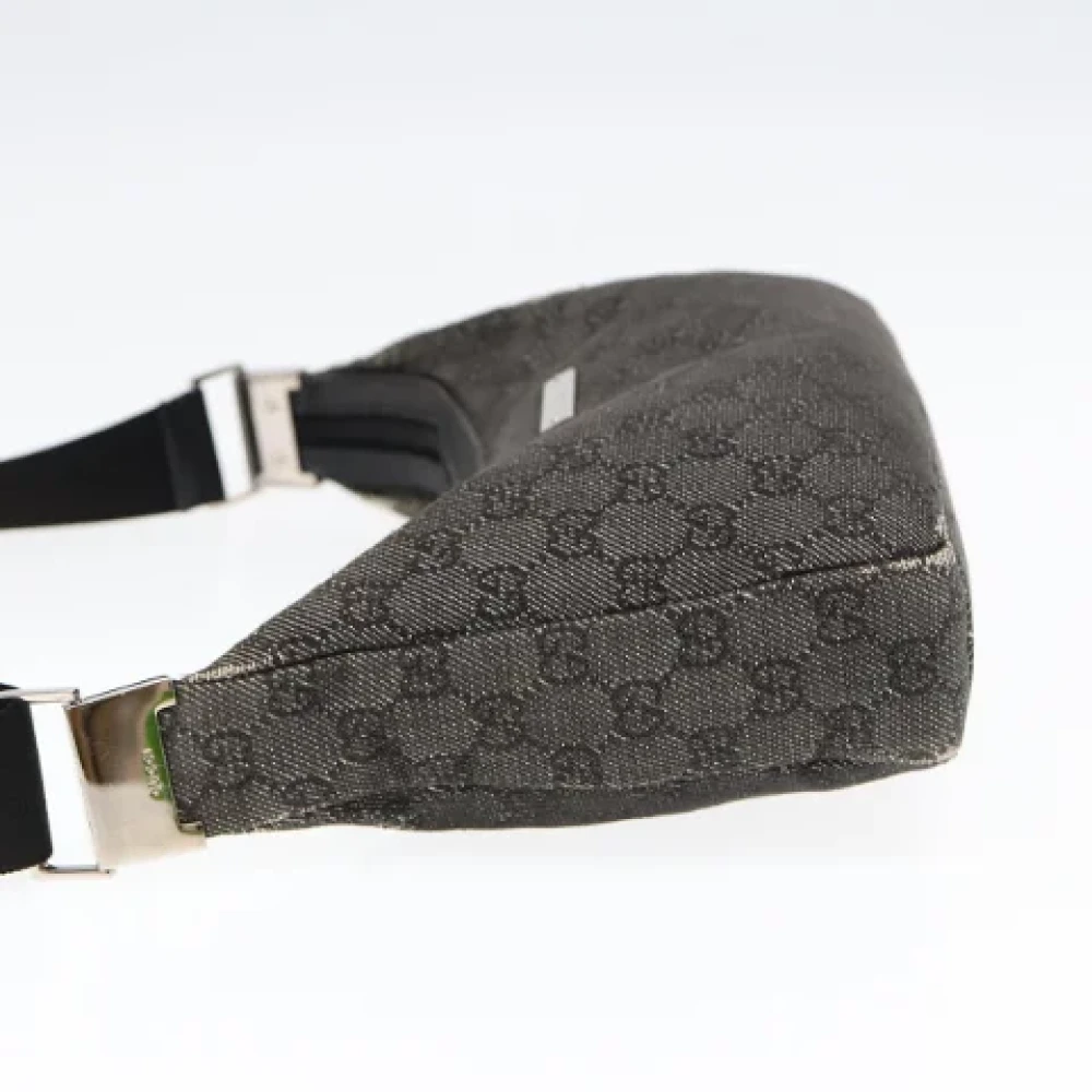 Gucci Vintage Pre-owned Canvas gucci-bags Gray Dames