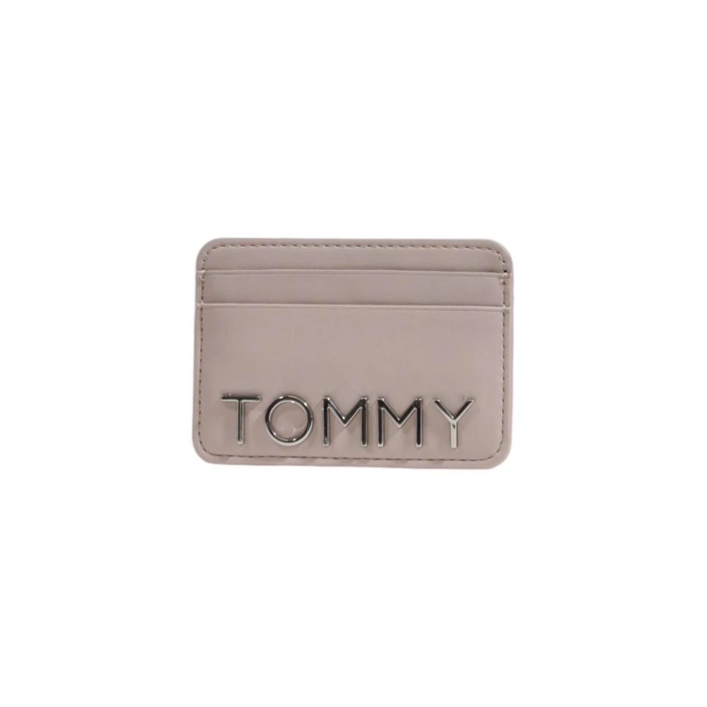 Tommy Jeans Damesportemonnee in roze polyurethaan Pink Dames