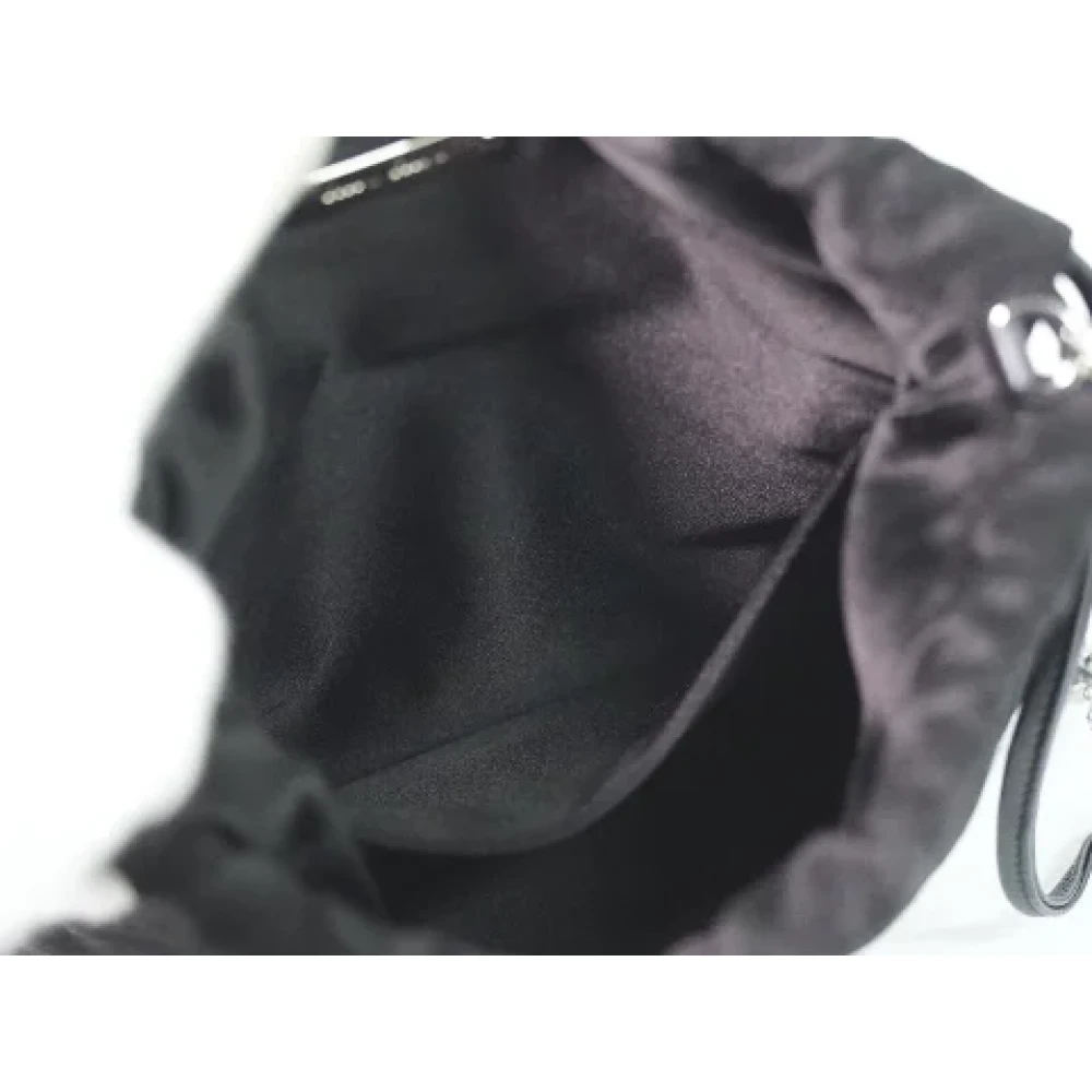 Miu Pre-owned Silk shoulder-bags Black Dames