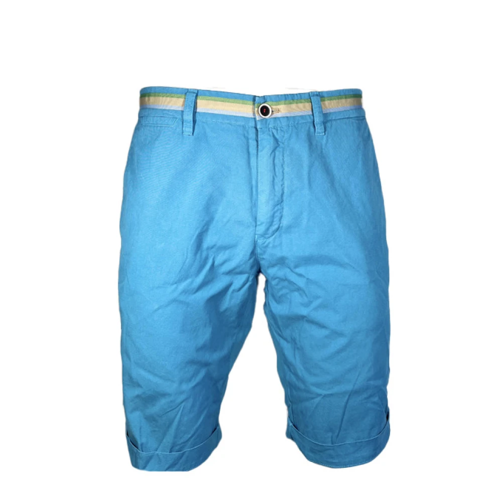 Mason's Stijlvolle Bermuda Shorts voor een Coole Zomerlook Blue Heren
