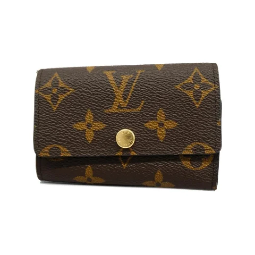 Louis Vuitton Vintage Pre-owned Fabric key-holders Brown Dames