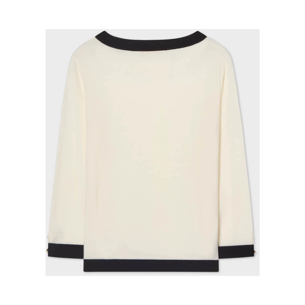 Busnel Helen Top Ecru Black Beige Dames