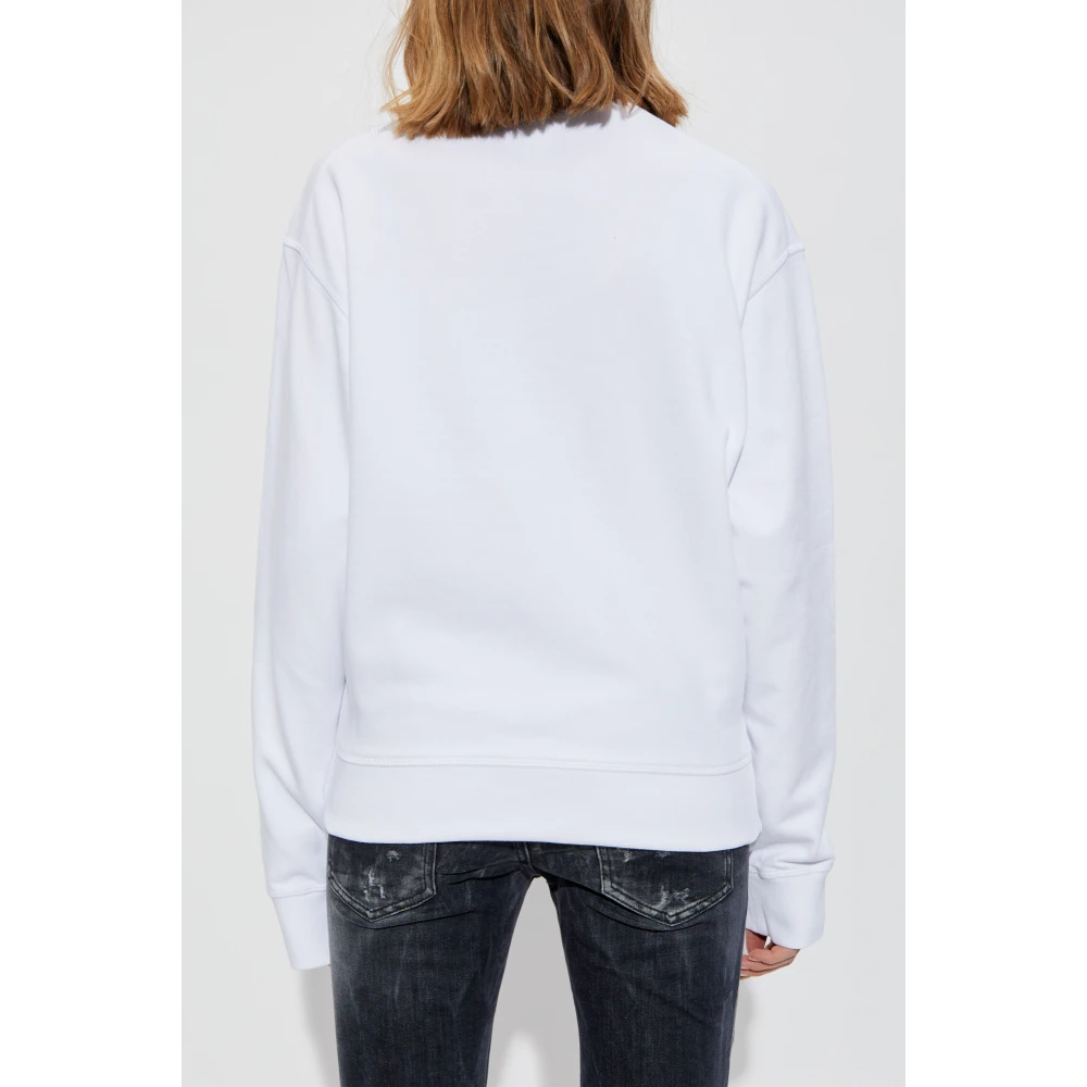 Dsquared2 Gedrukte sweatshirt White Dames