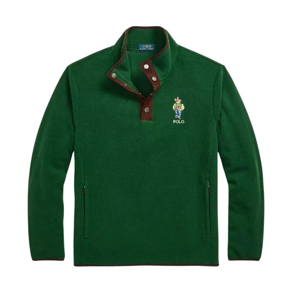 Ralph Lauren Polar fleece Polo Bear Brushed Green Heren