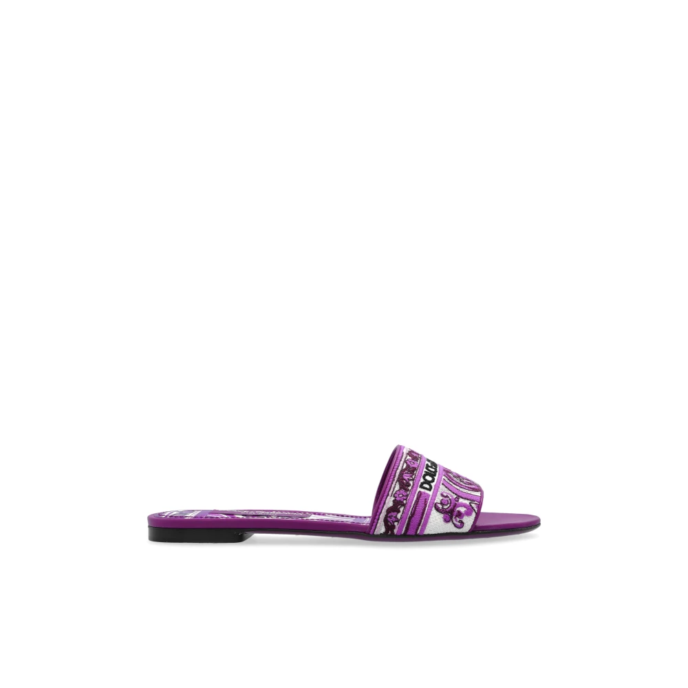 Dolce & Gabbana Mujer Morado Zapatos, Púrpura, Talla: 36 Eu