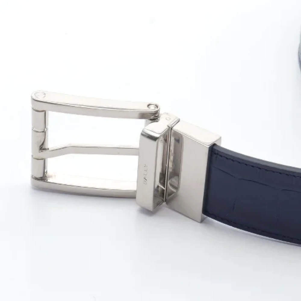 Bally Pre-owned Leather belts Blue Dames