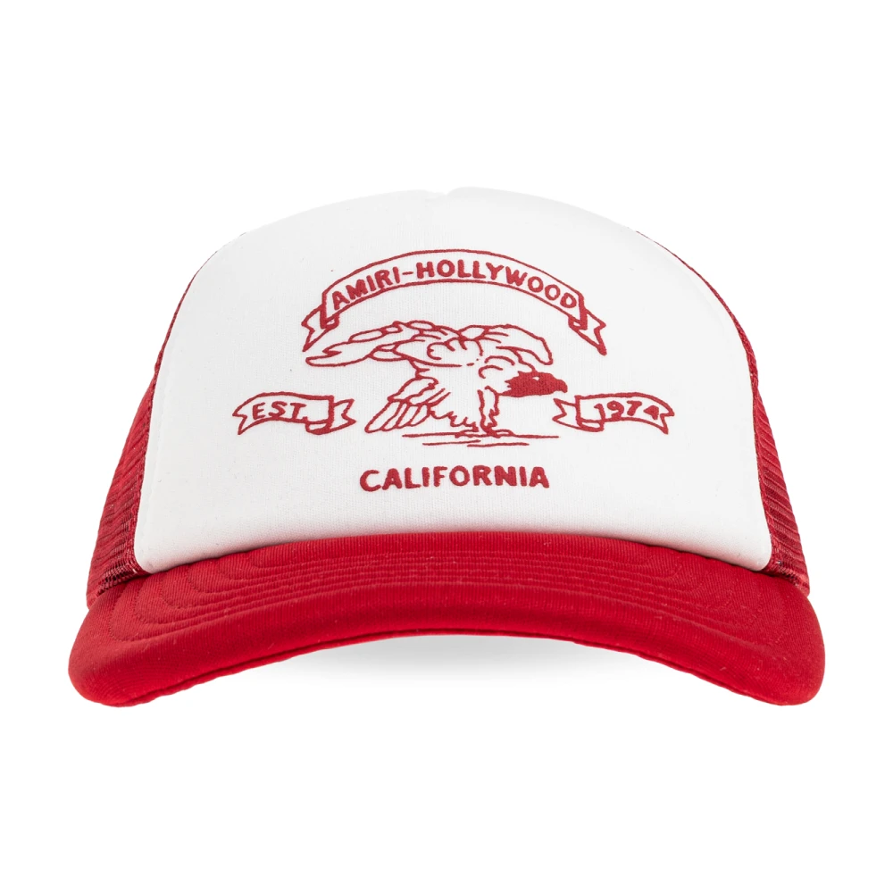 Amiri Men's Red Hats & Caps, One Size, Cap With Visor