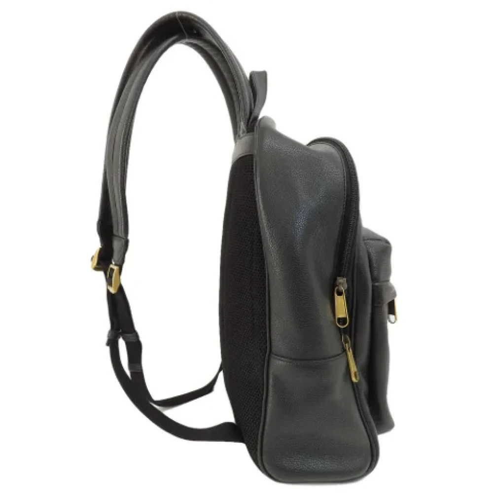 Gucci Vintage Pre-owned Leather shoulder-bags Black Dames