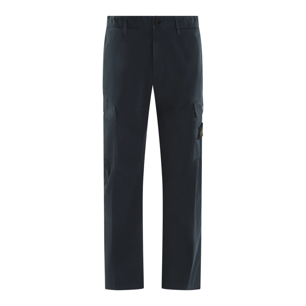 Stone Island Men's Blue Cargo Pants