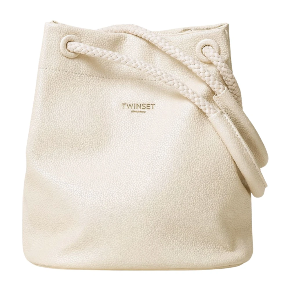 Twinset White Bucket Bag - Female - Bucket Bags - One Size - Bags