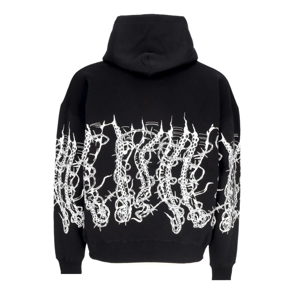 Octopus Zwarte Wire Hoodie Sweatshirt Black Heren