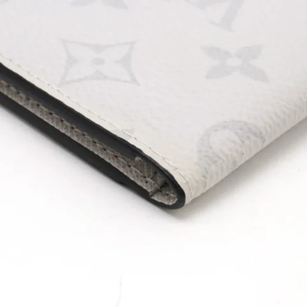 Louis Vuitton Vintage Pre-owned Canvas wallets Gray Heren