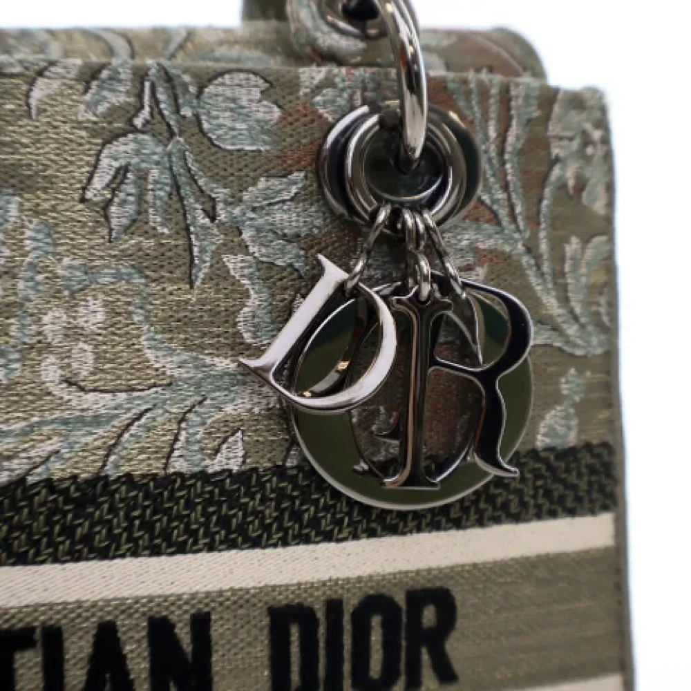 Dior Vintage Pre-owned Canvas dior-bags Gray Dames