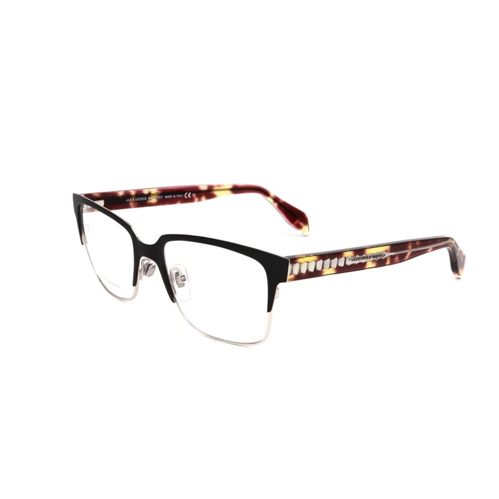 Alexander mcqueen Bicolor Metalen Frame Bril voor Vrouwen Multicolor Dames