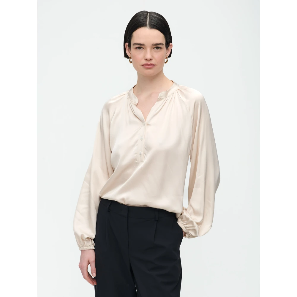 Jane Lushka Franc Blouse Beige Dames