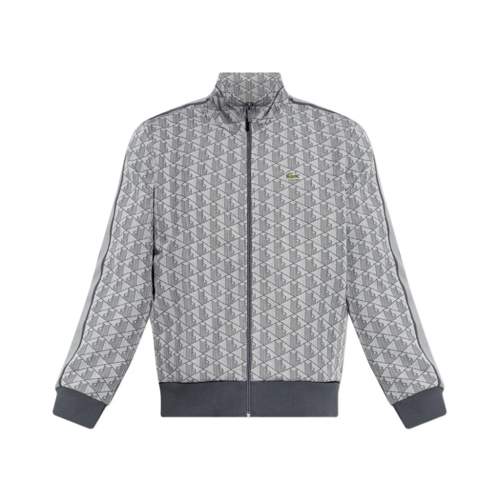 Lacoste Uomo Grigio Felpe Sh1368 41I - Immagine 6