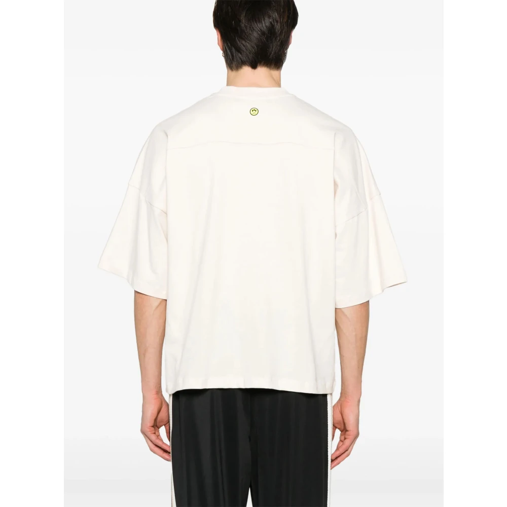 Barrow Witte Basic T-shirt White Heren