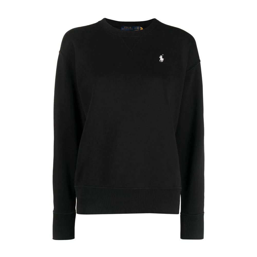 Polo Ralph Lauren Svart Casual Långärmad Tröja Black, Dam