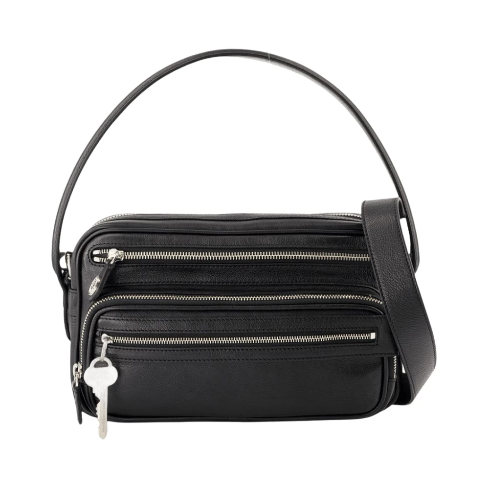 Acne Studios Women's Black Cross Body Bags, One Size, Camero Party Shoulder Bag