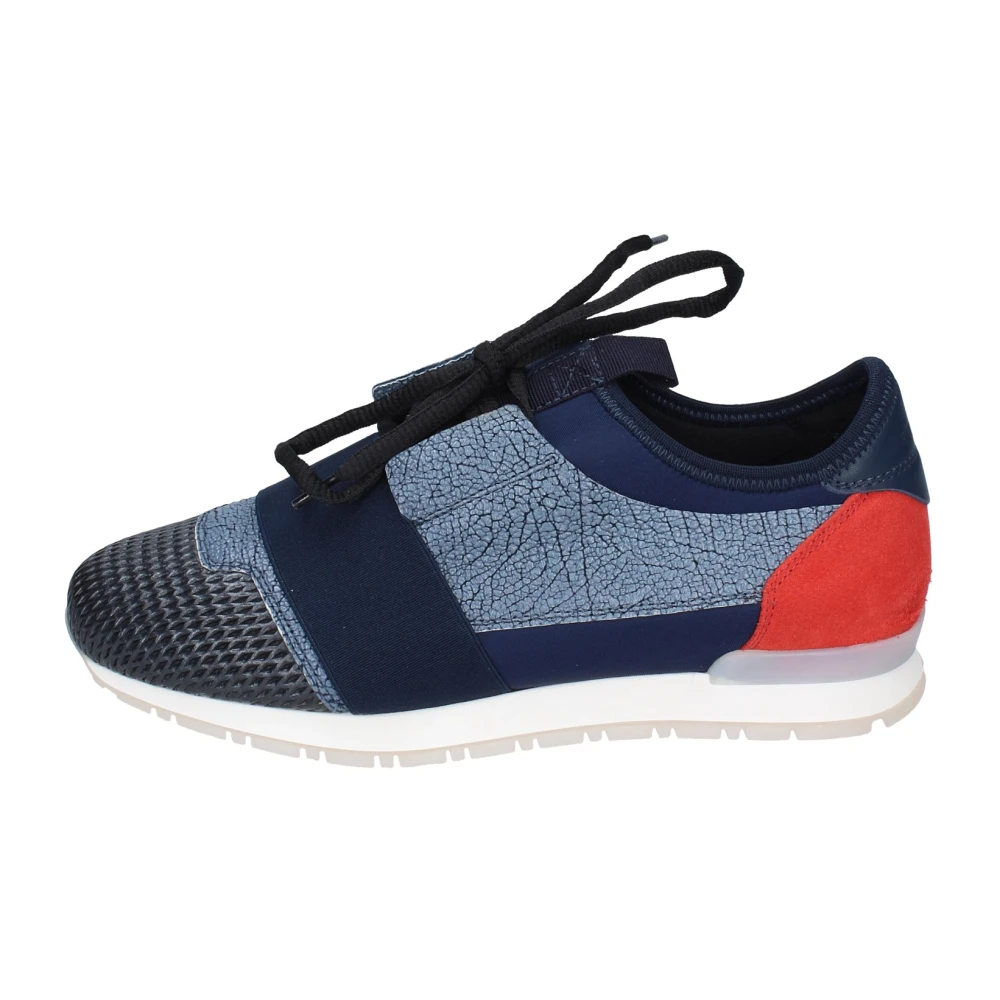 Stokton Blue Sneakers, Female, 7 Uk, Women's Textile Trainers