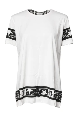 DGMillennials Bomulls T-shirt med Rund Hals