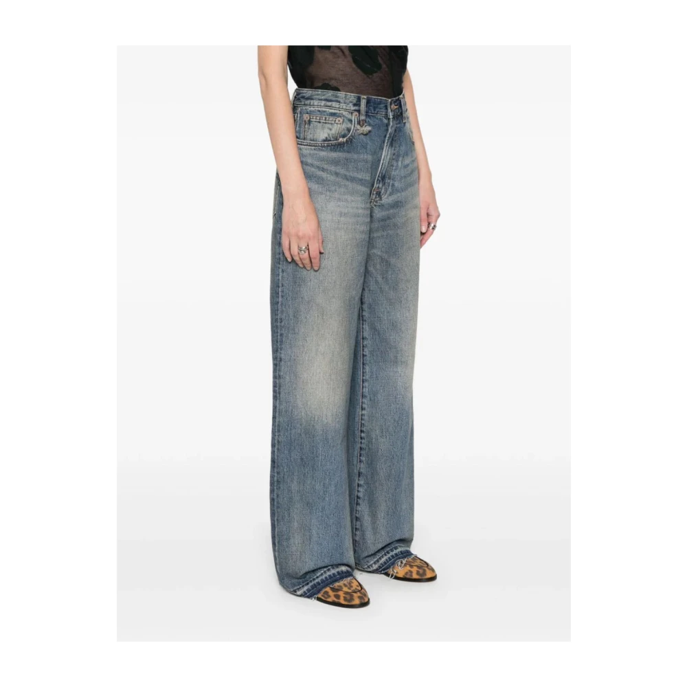 R13 Indigo Losse Jean Blue Dames