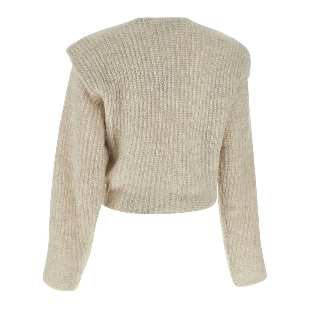 IRO Twisted Alpaca Wool Pullover Beige Dames