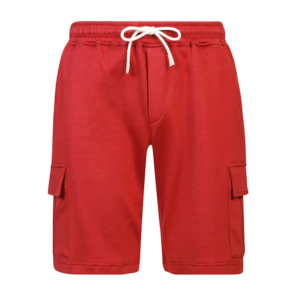 Eleventy Casual Shorts Red Heren